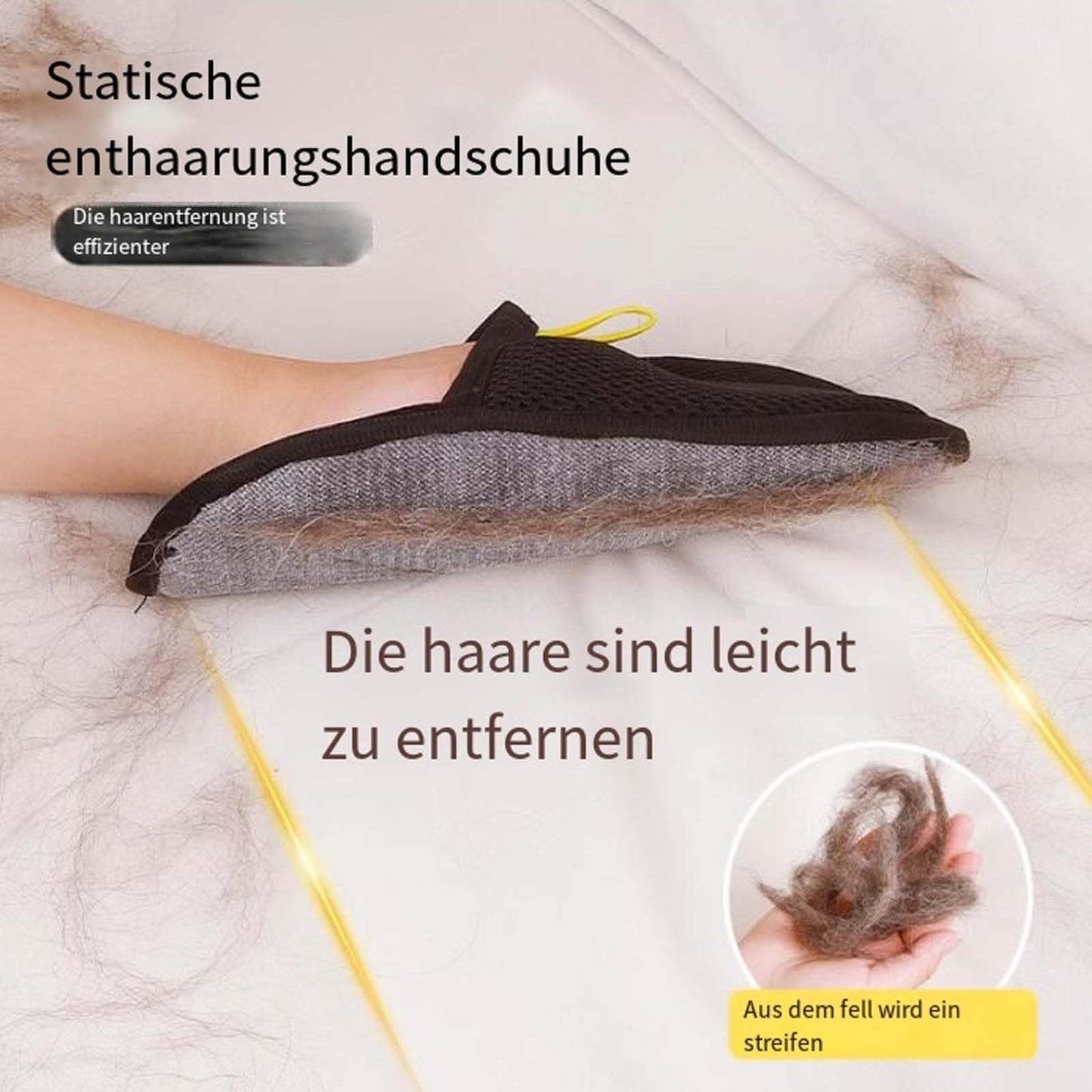 Tierhaar-Entfernungshandschuh Schnelle and Effektive Reinigung für Zuhause