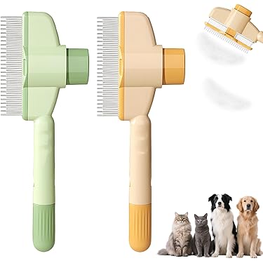 ✨ Selbstreinigende Haustierbürste für Hunde &amp; Katzen ✨