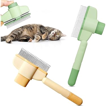 ✨ Selbstreinigende Haustierbürste für Hunde &amp; Katzen ✨